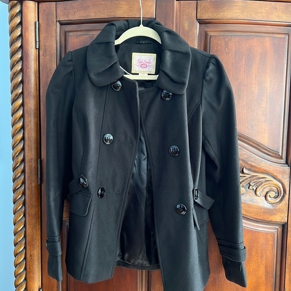 Pink Envelope black peacoat- size M - Picture 1 of 8